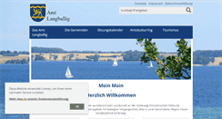 Desktop Screenshot of langballig.de