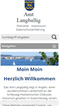 Mobile Screenshot of langballig.de